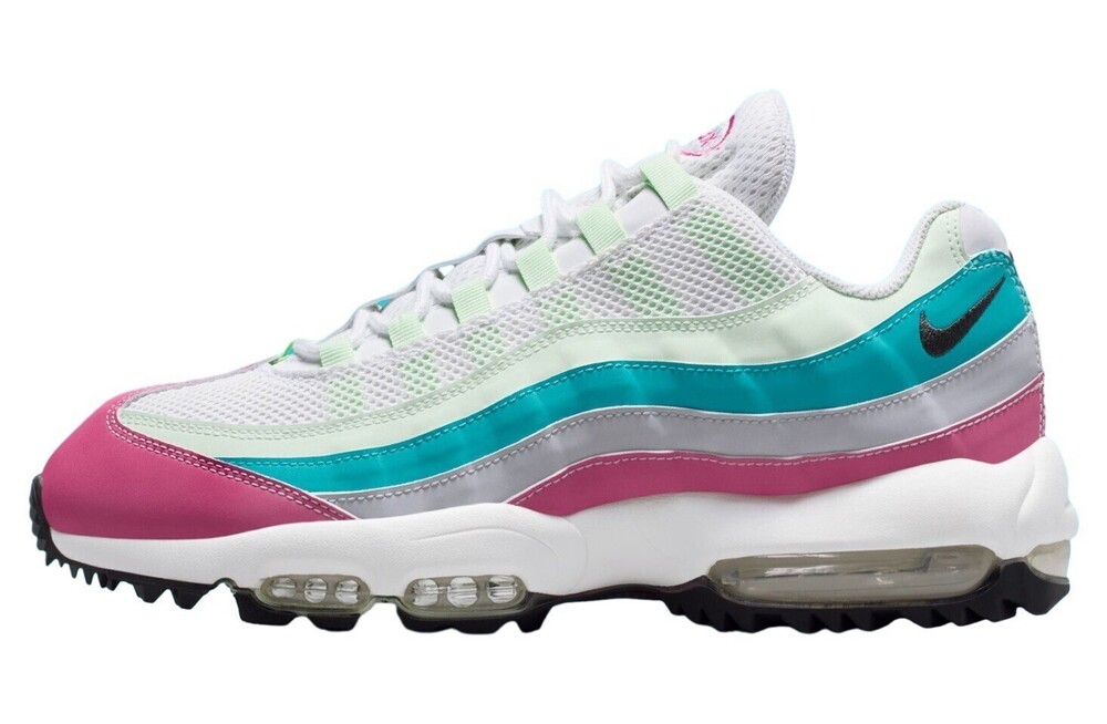 Size 11.5 Nike Air Max 95 G Golf Peony Volt Tint Dusty Cactus Men's HV4696-600